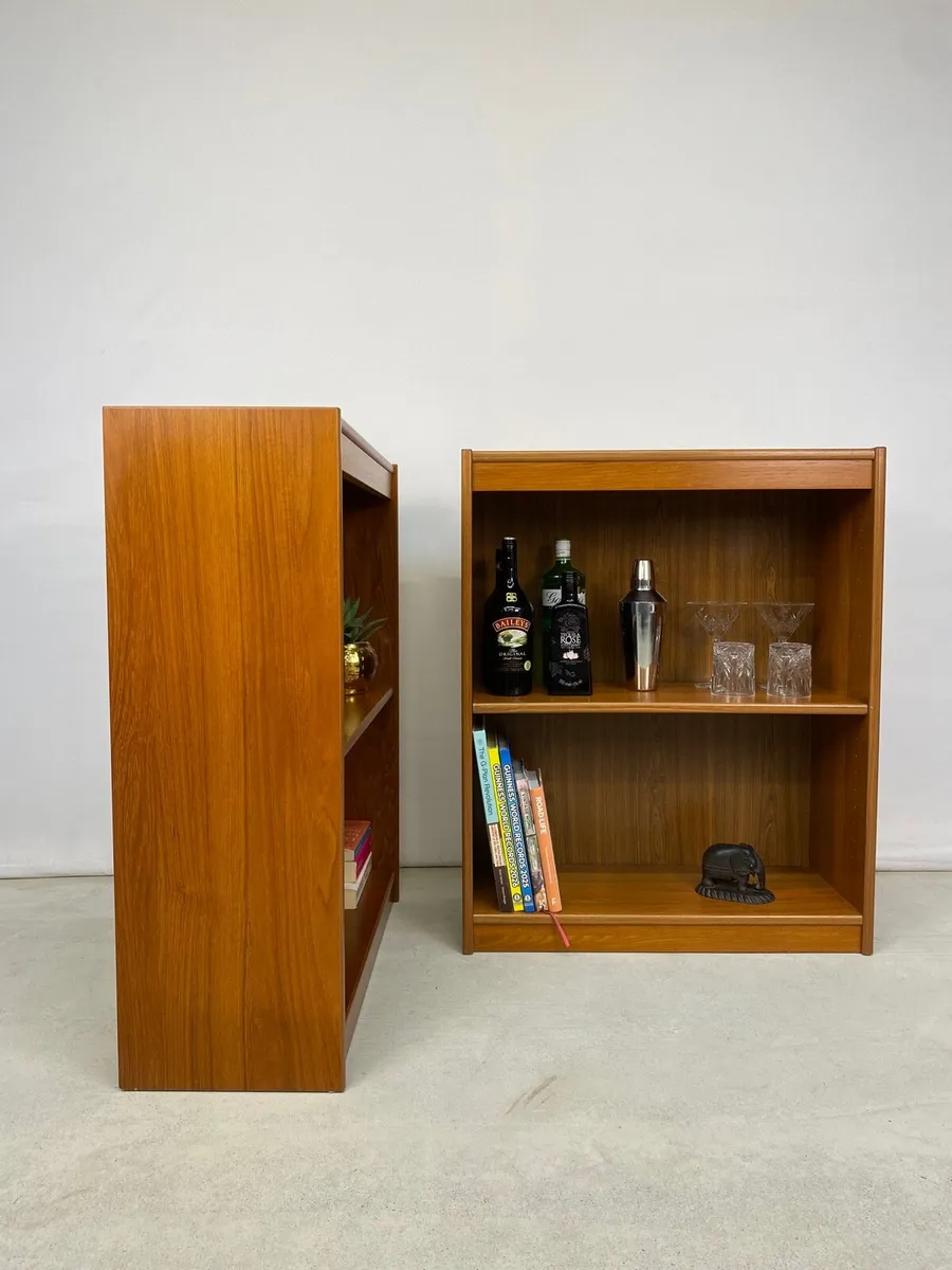 Rare Pair of Mid Century Danish Bookcases - Image 3