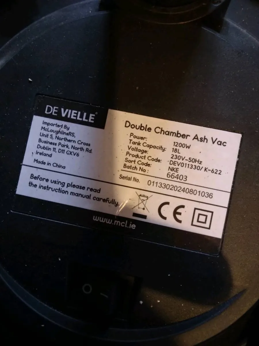 De Vielle Ash Vac - Image 2