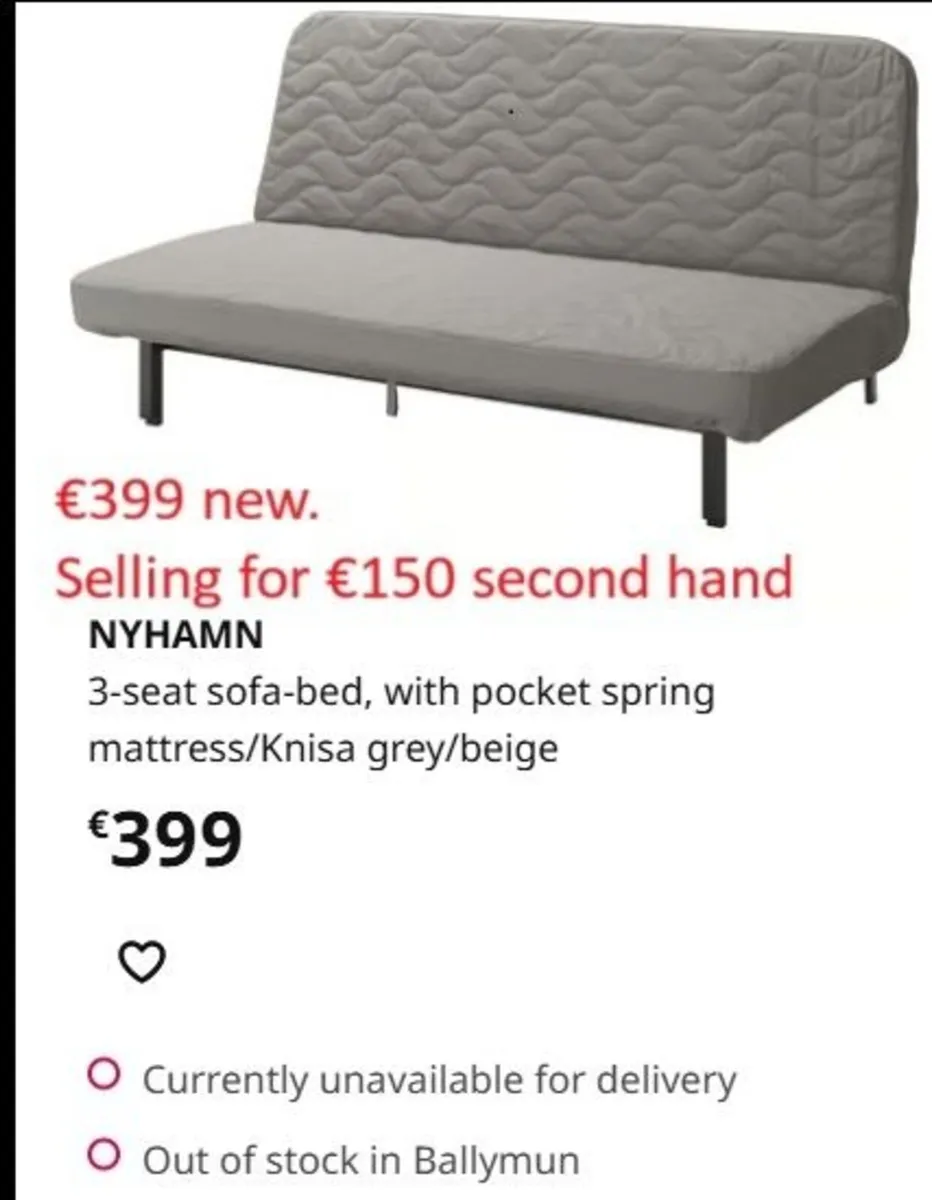 Fold out couch - Image 1