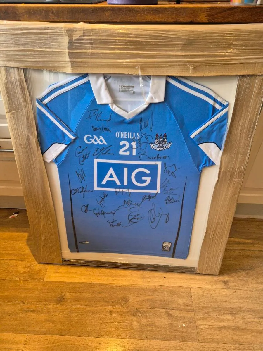 Dublin Gaa Official Jersey. Signed and Framed - Image 1