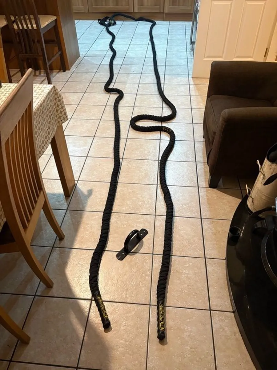 50 Foot Battle Rope And Wall Anchor!!! Cheap!! - Image 3