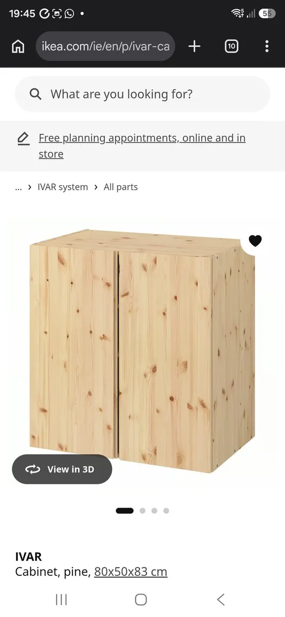 IKEA IVAR Cabinets x2 80x50c83 - Image 2