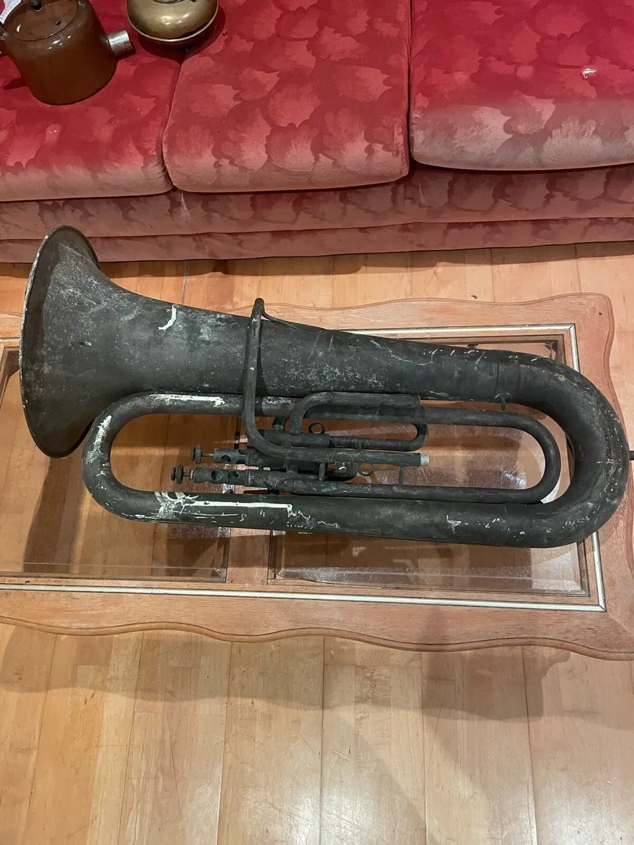 Vintage brass tuba
