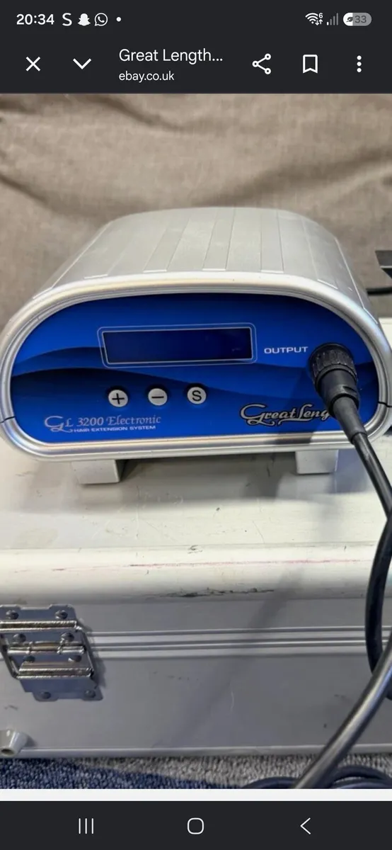 Great lengths 3200 hair extension machine