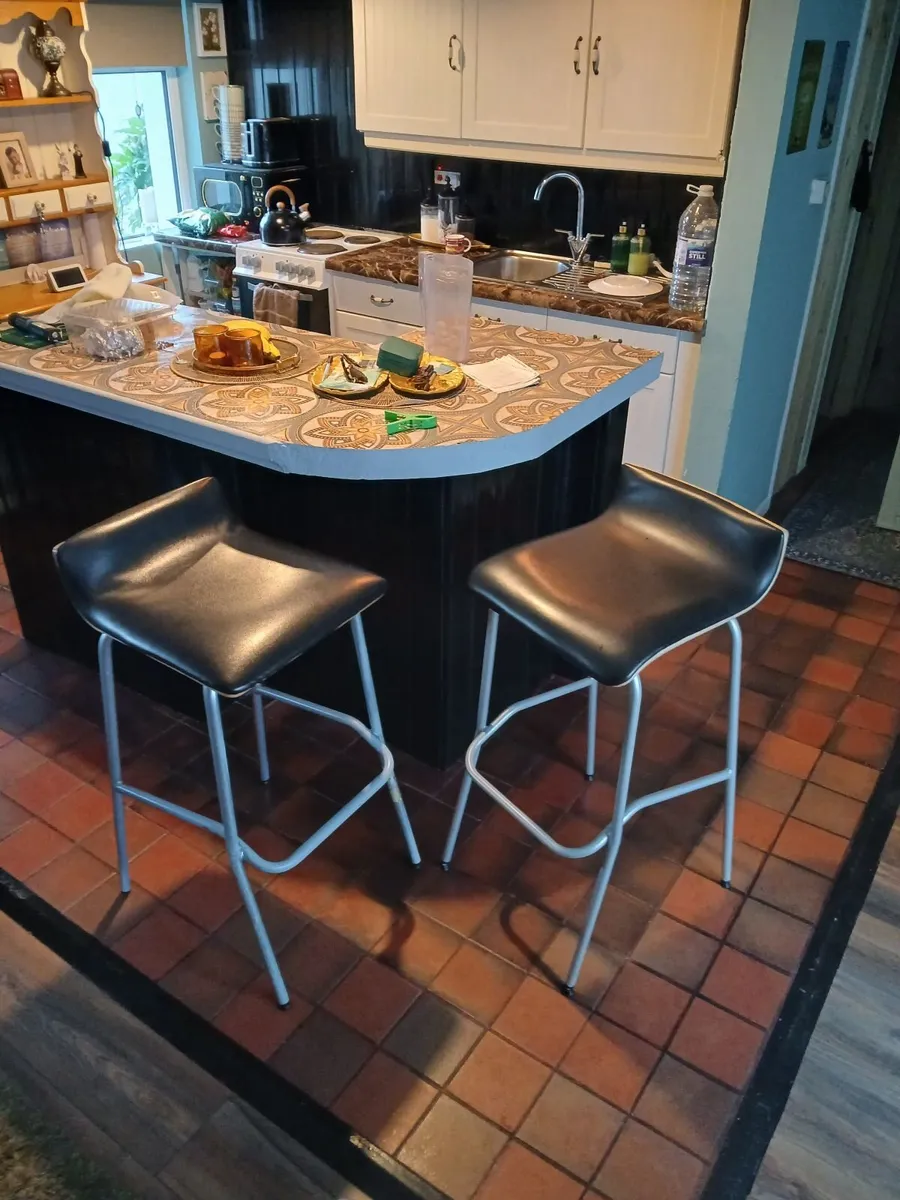 Commercial Island Stools (pair)