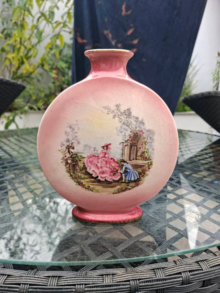 Lovely Vintage 1940's Moon Flask Vase - Image 2
