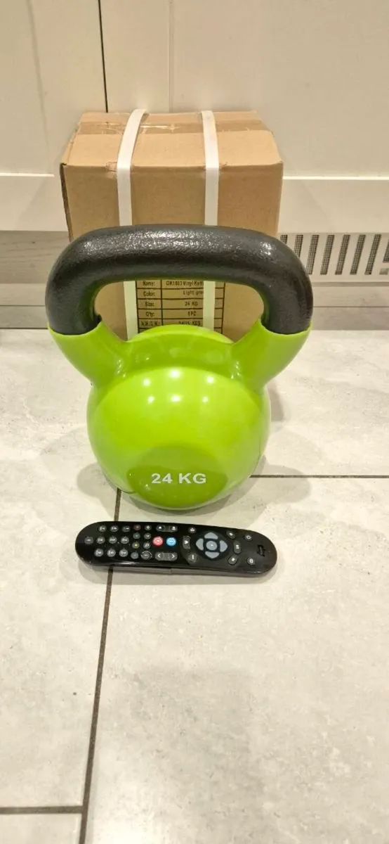 Large brand new 24 kilo cast iron kettlebell - Image 1