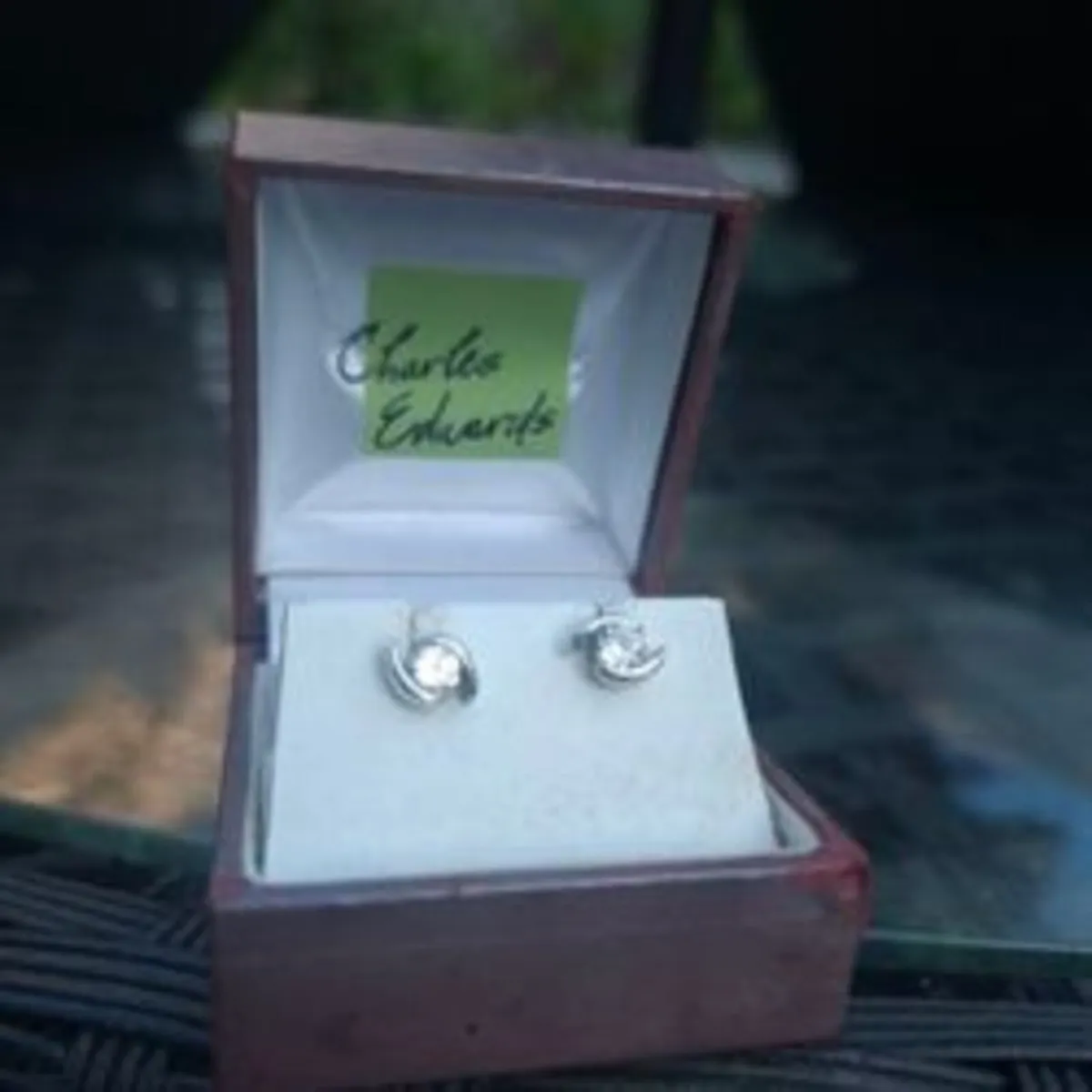 Vintage Charles Edwards Sterling Silver Earrings - Image 2
