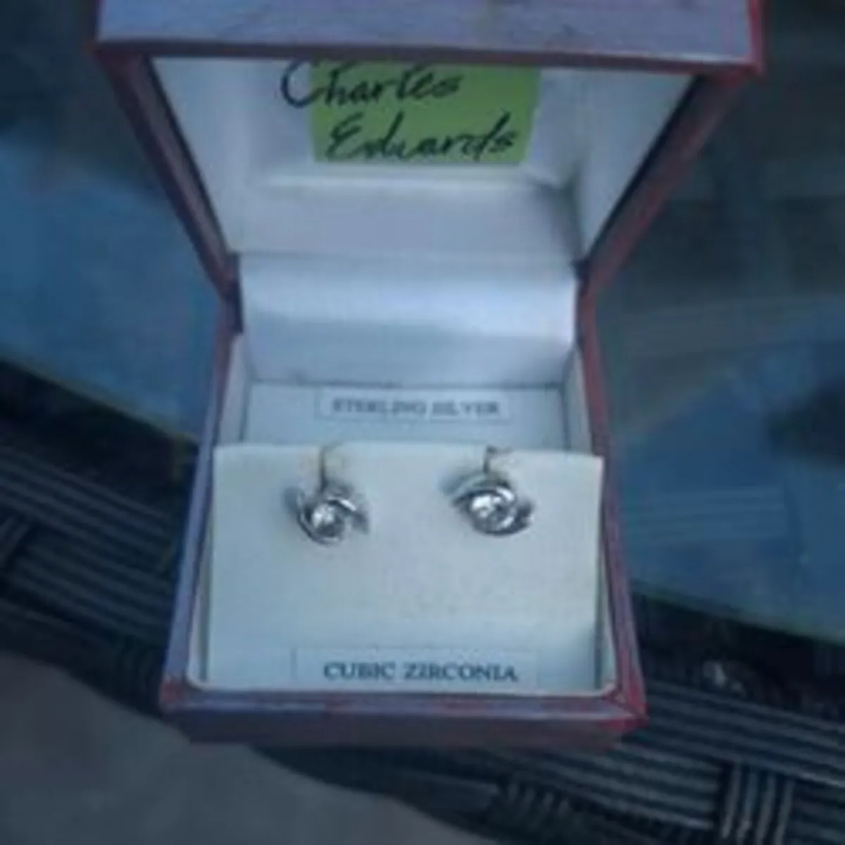 Vintage Charles Edwards Sterling Silver Earrings - Image 3