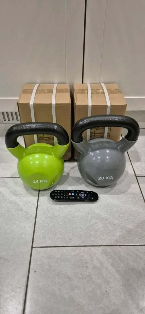 2xbrand new large cast iron kettlebells - Image 2