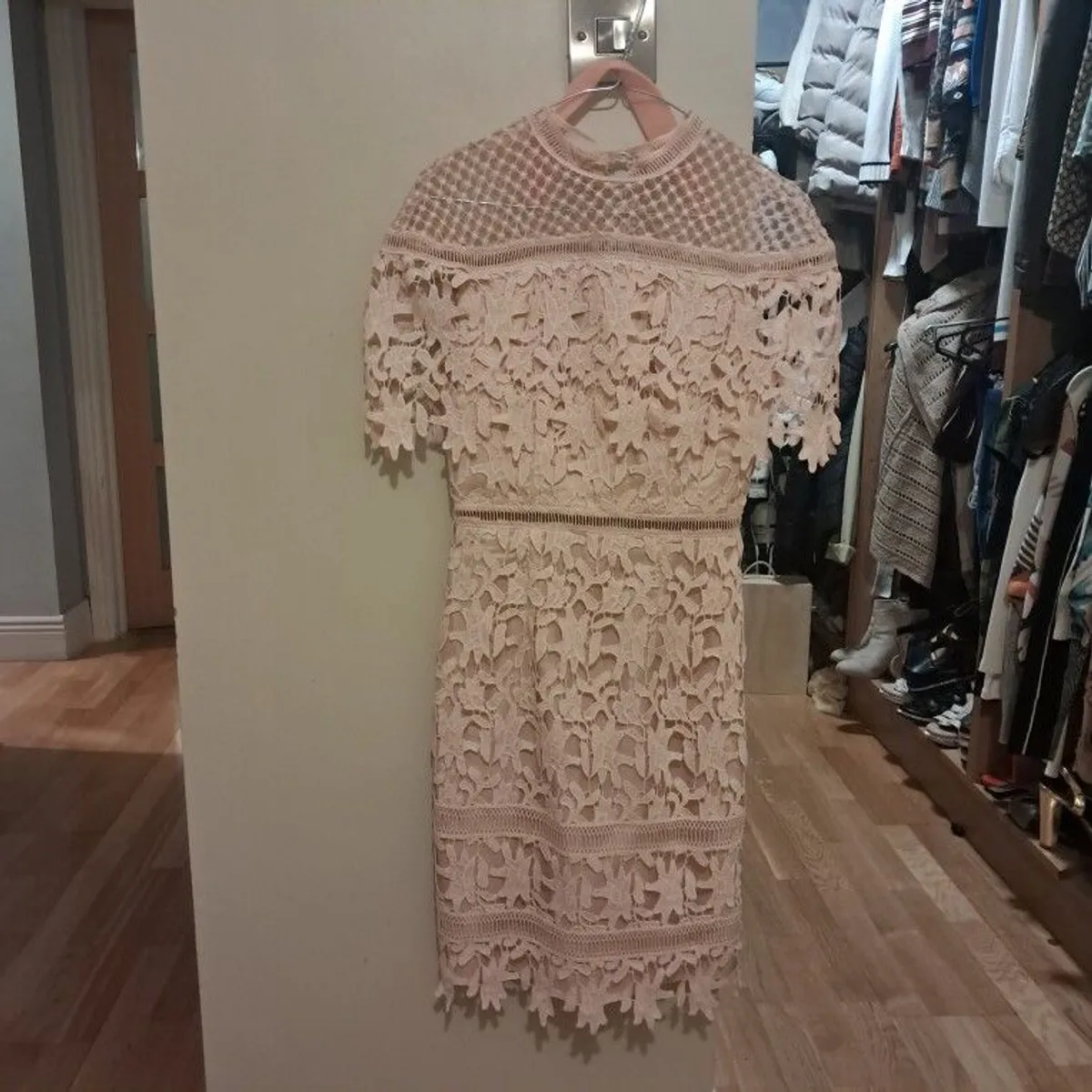 Chi chi London blush pink dress and riverisland matching sandals - Image 1