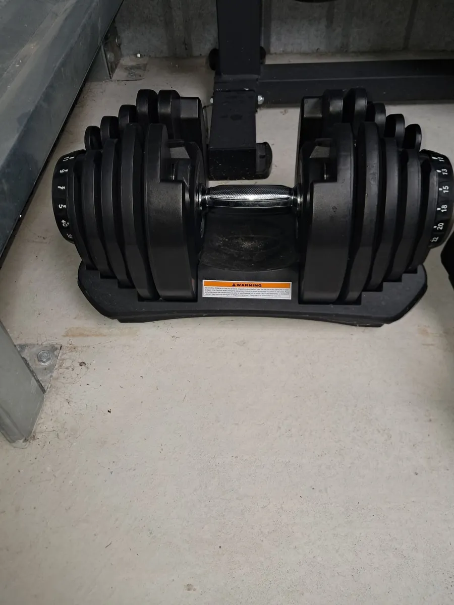 HAKENO 2x40kg Adjustable Dumbbells - Image 3
