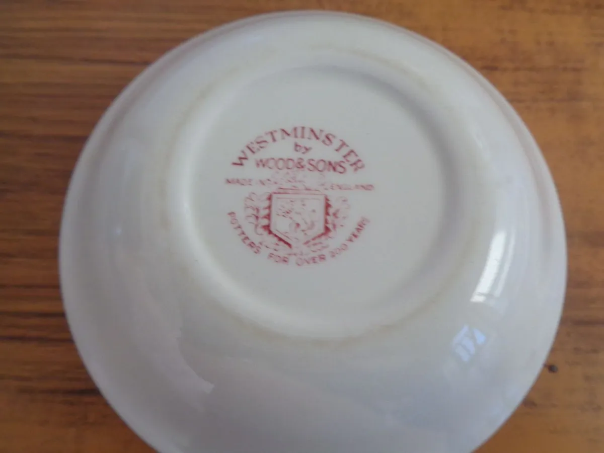 Vintage Ceramic Desert/Cereal Bowls x 6 for Sale - Image 4