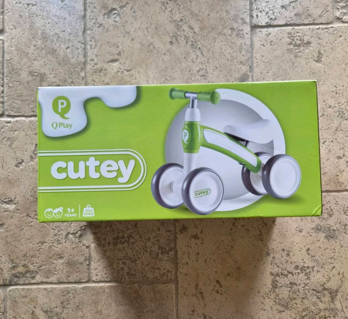 Q play cutey balance bike (4 wheel) - Image 2