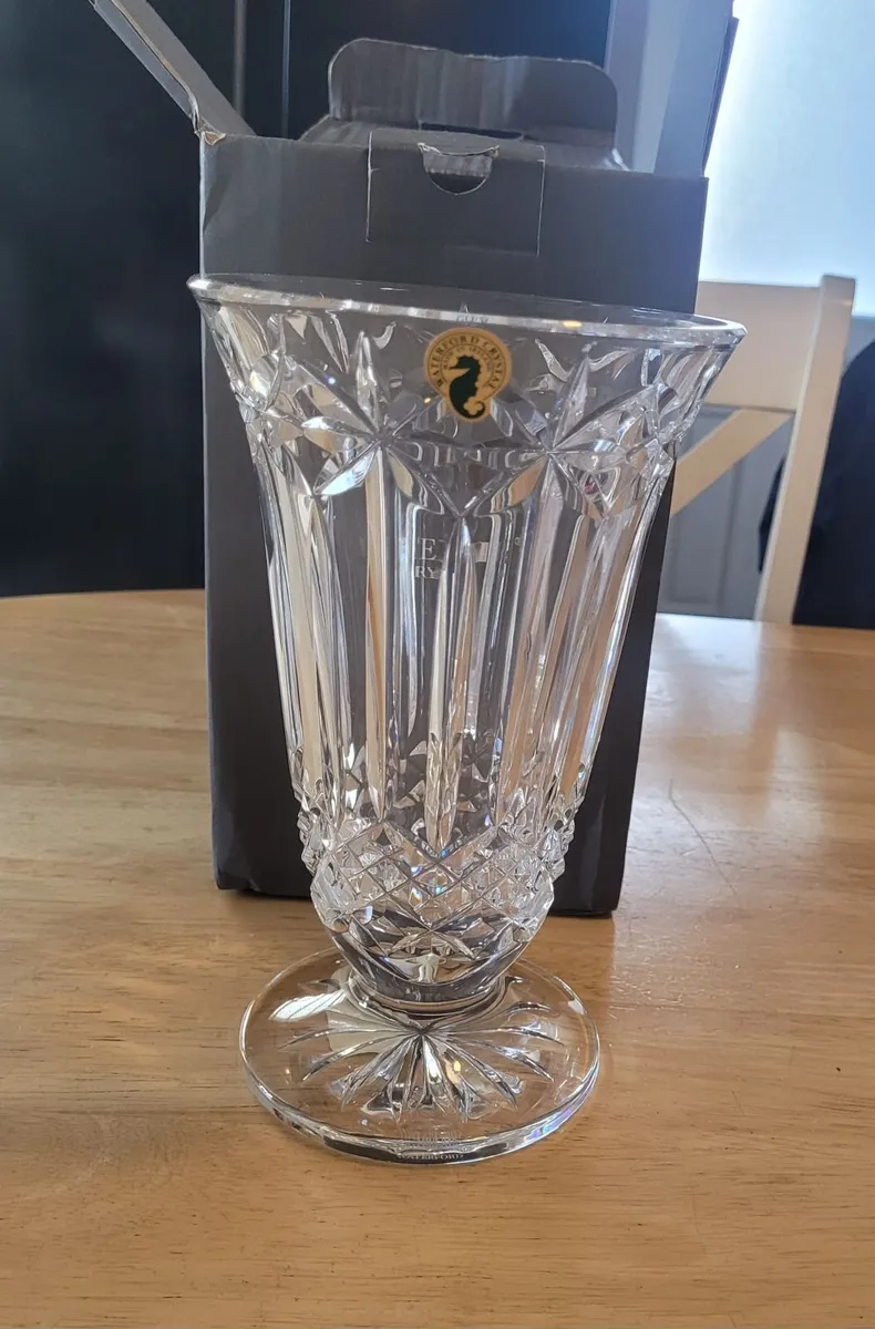 Waterford Crystal Vase 8.5 Inches Height - Image 1
