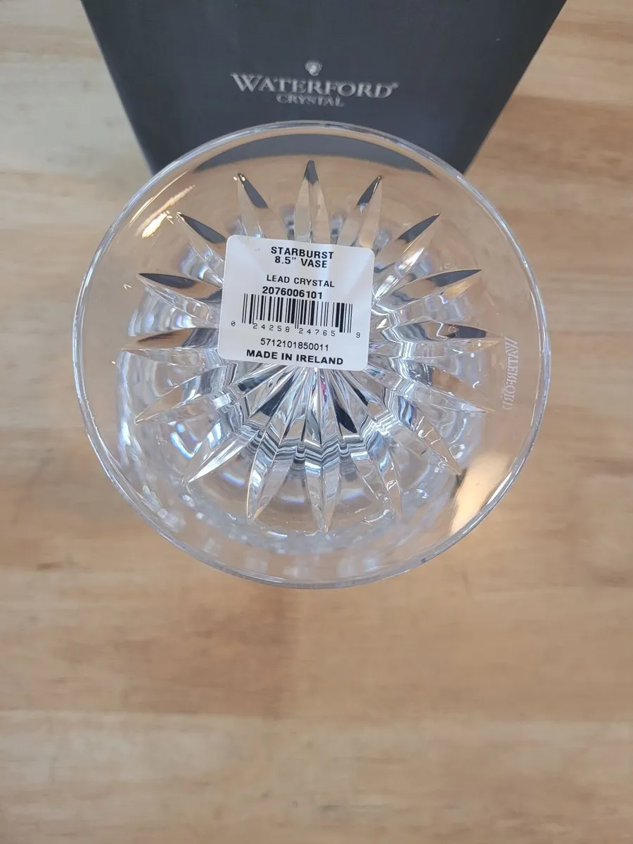 Waterford Crystal Vase 8.5 Inches Height - Image 4
