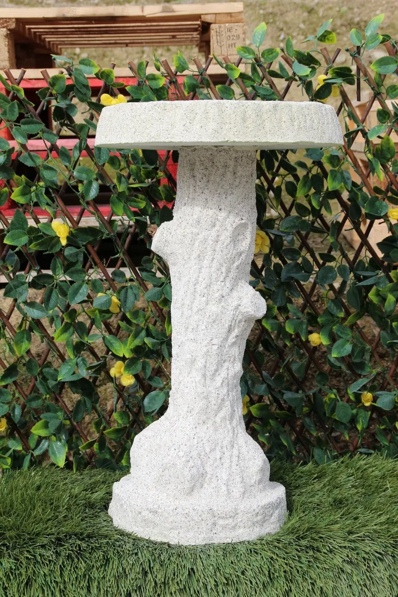 Reconstituted Granite Bird Bath large-custom made - Image 3