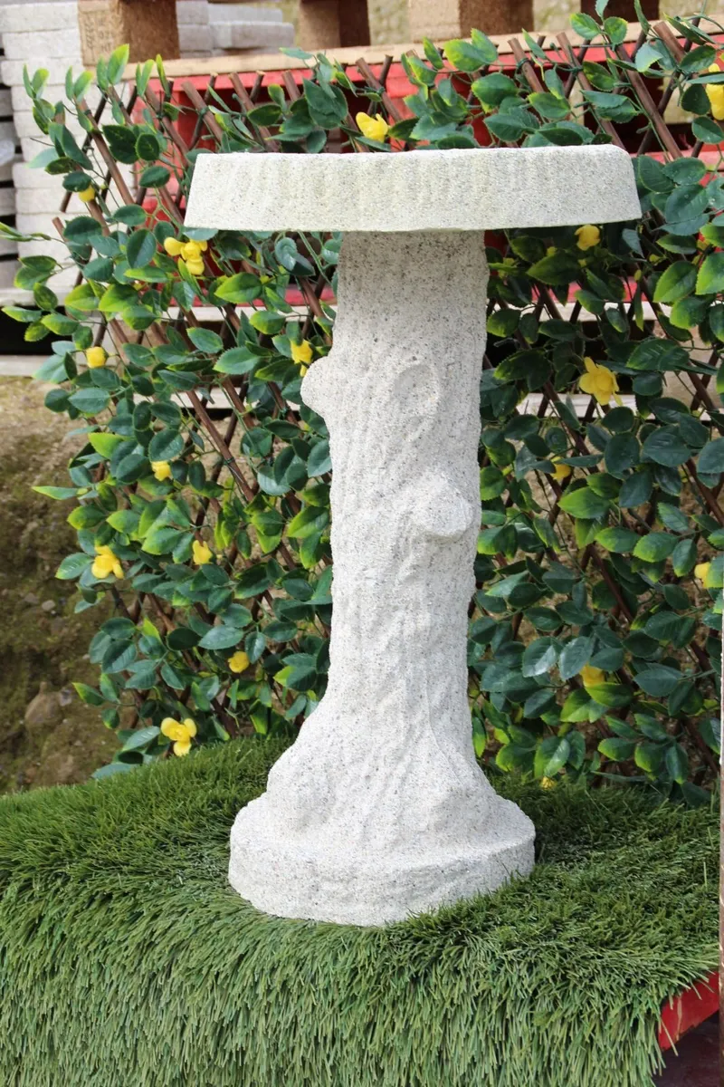 Reconstituted Granite Bird Bath large-custom made - Image 4
