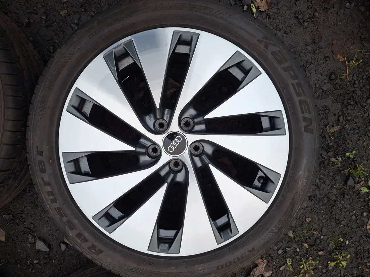 19" Genuine Audi A6 S Line Alloys with tyres - Image 2