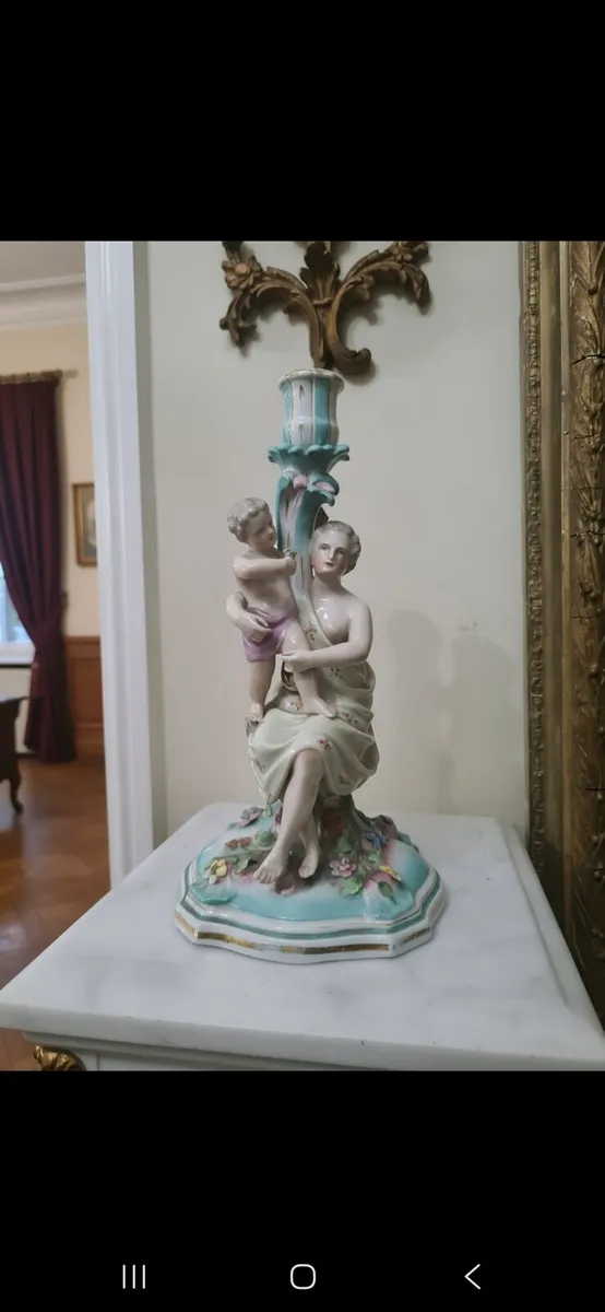Antique candle holder
