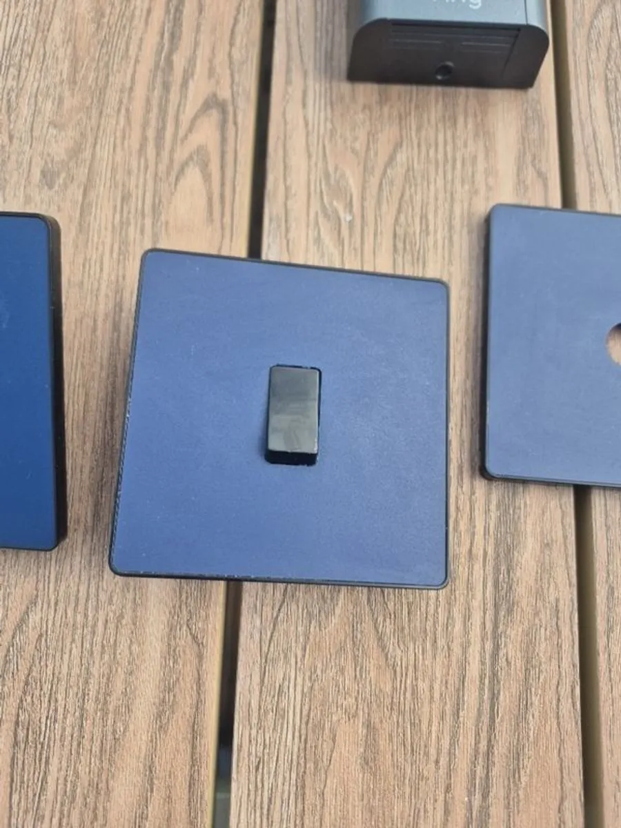 Navy blue socket and light switch - Image 2