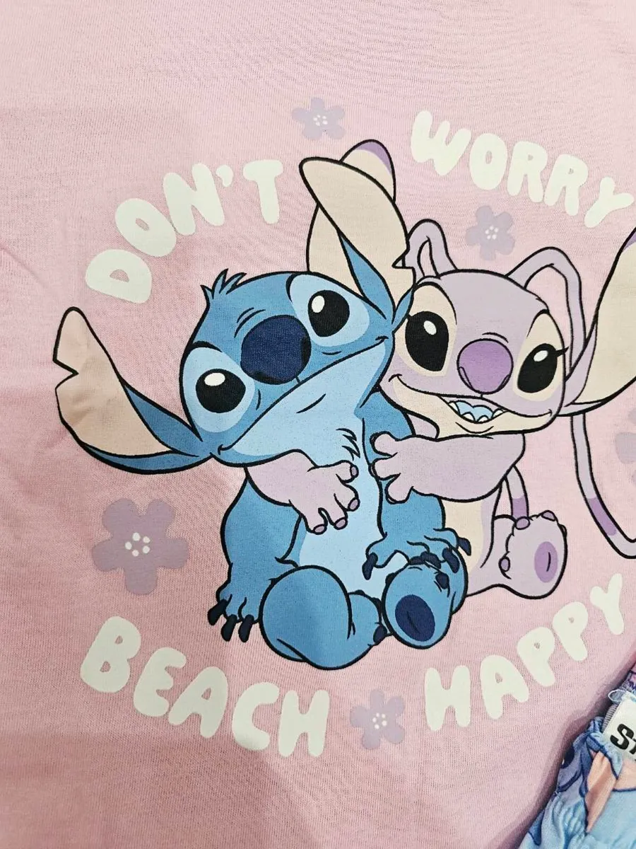 Disney Stitch & Angel Girls Pyjamas Age - Image 4