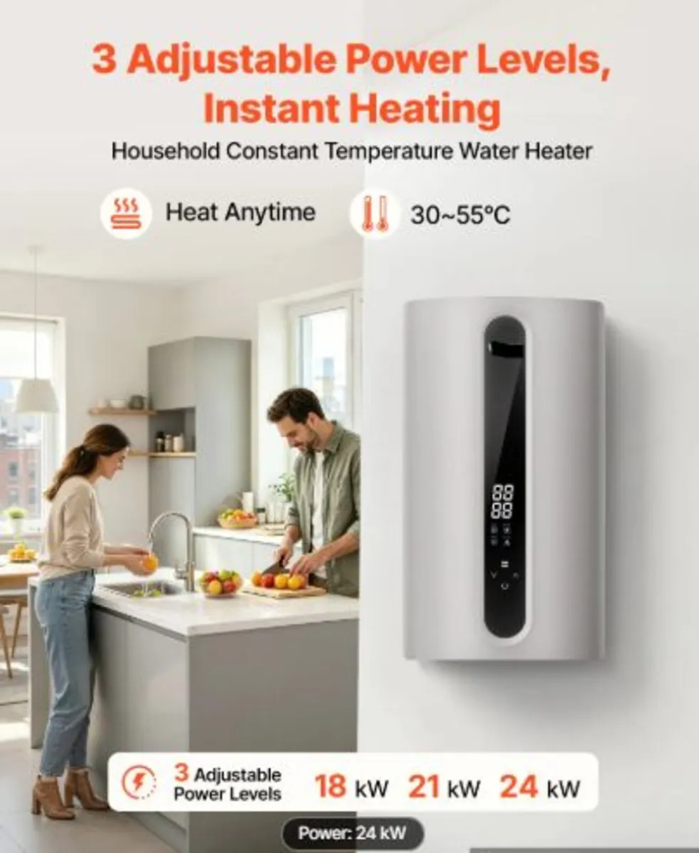 Tankless Electric Water Heater 24kW 3 Phase Instan - Image 2