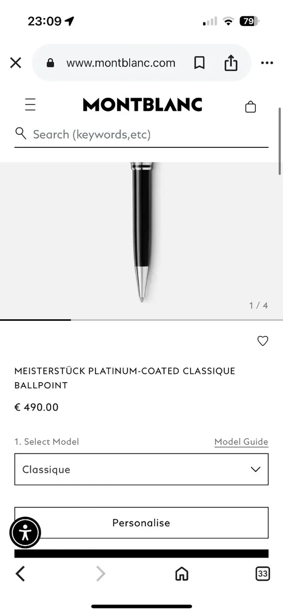 Montblanc ballpoint pen - Image 4