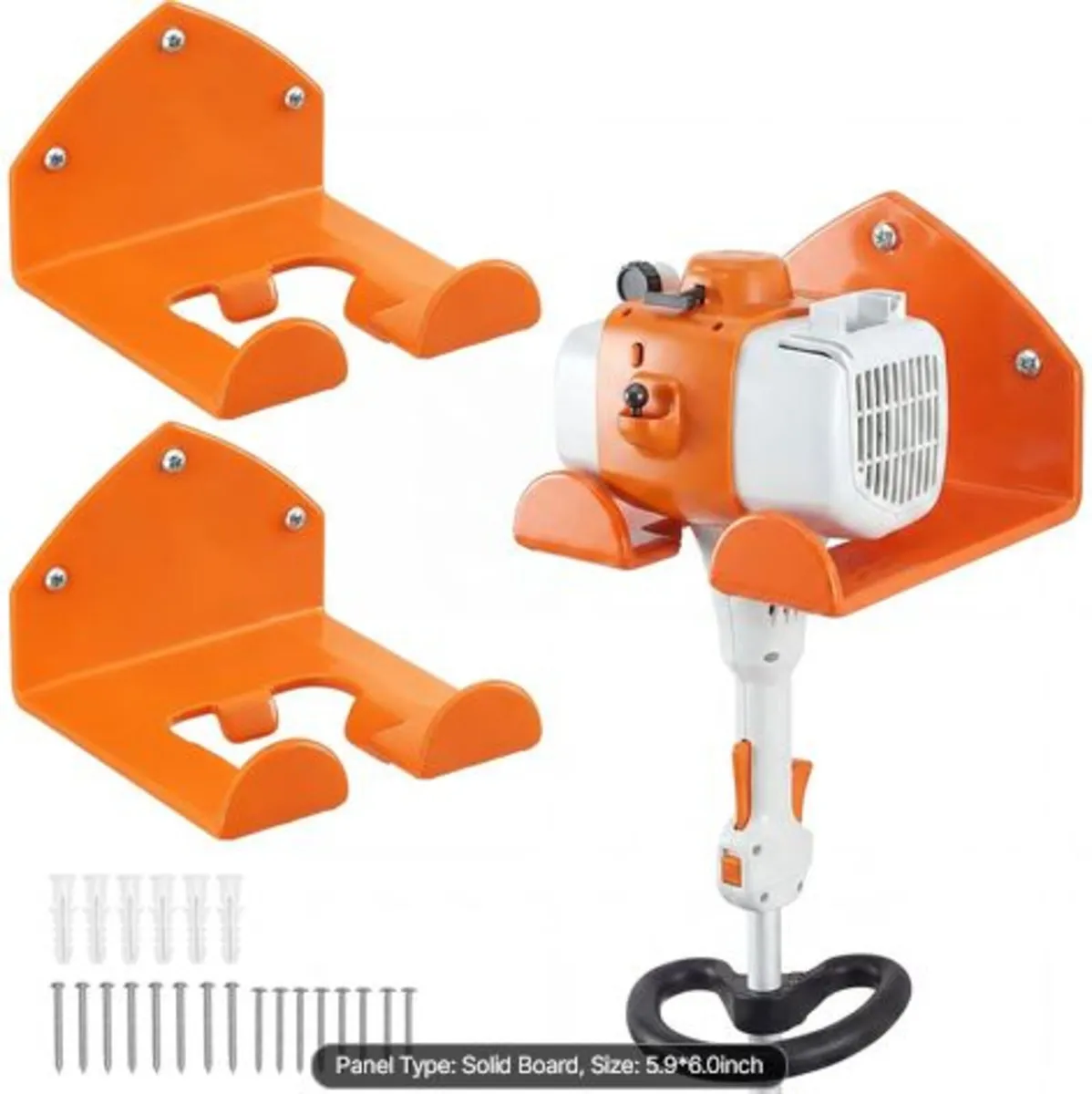 Garage Organizer Trimmer Rack 150 mm 2 Pack 82 kg - Image 3