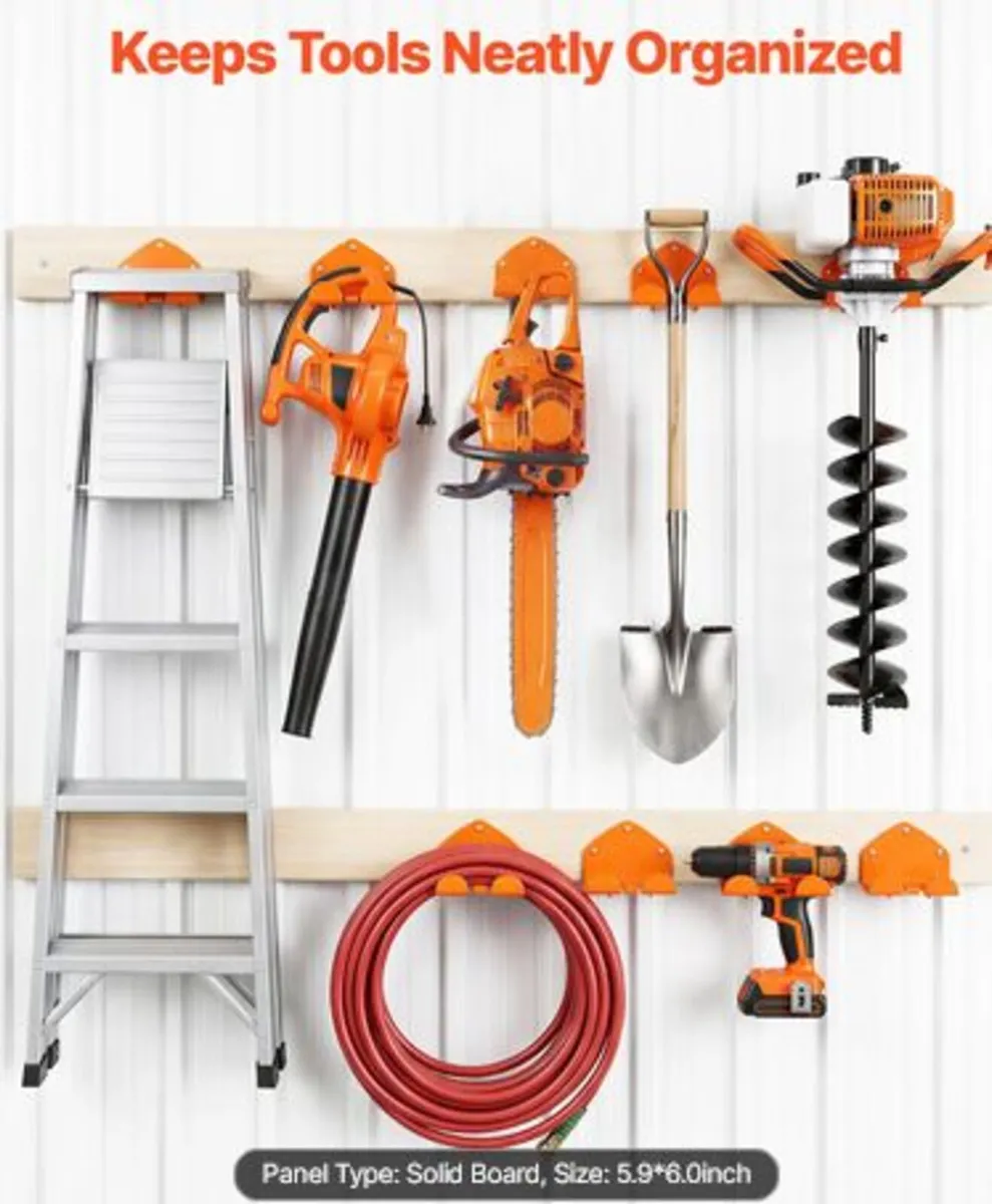Garage Organizer Trimmer Rack 150 mm 2 Pack 82 kg - Image 4