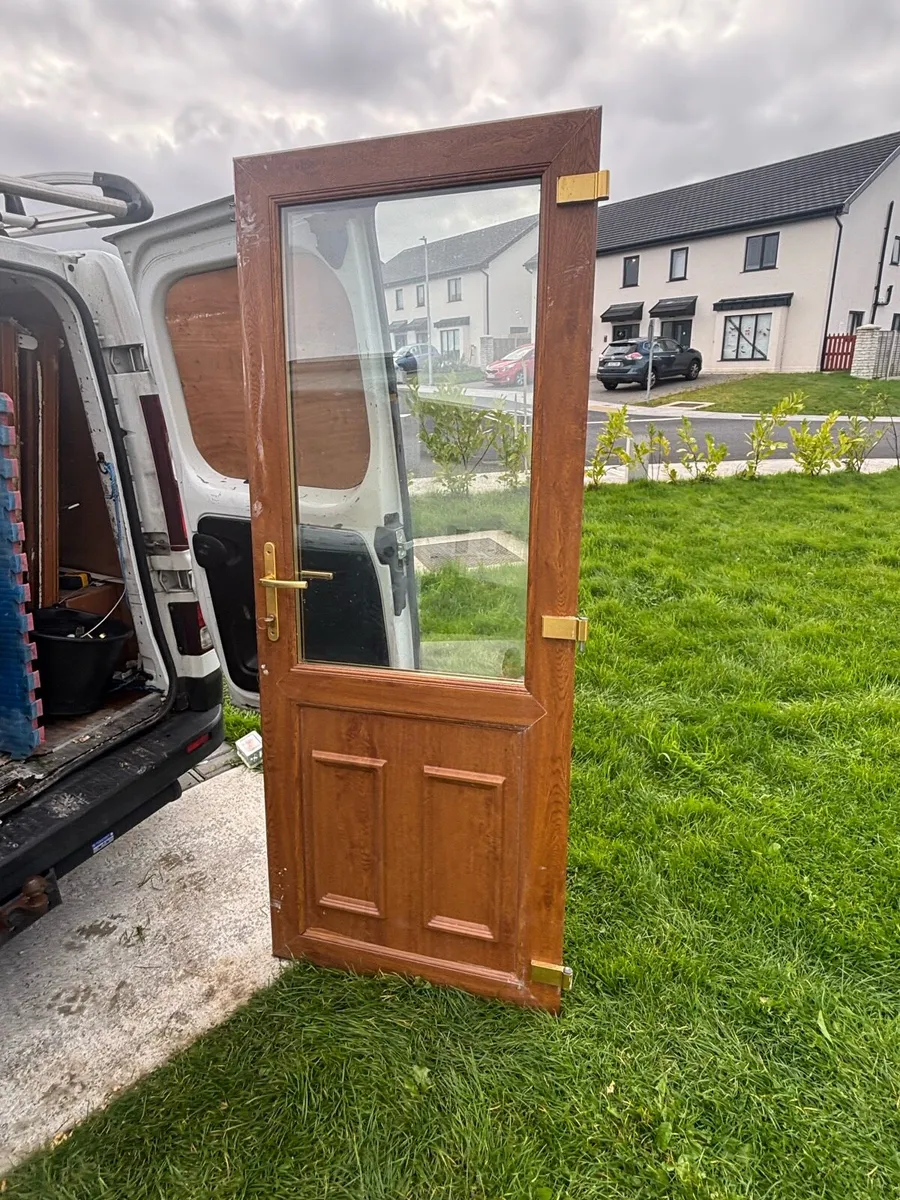 ✳️ Upvc golden oak windows and doors - Image 1