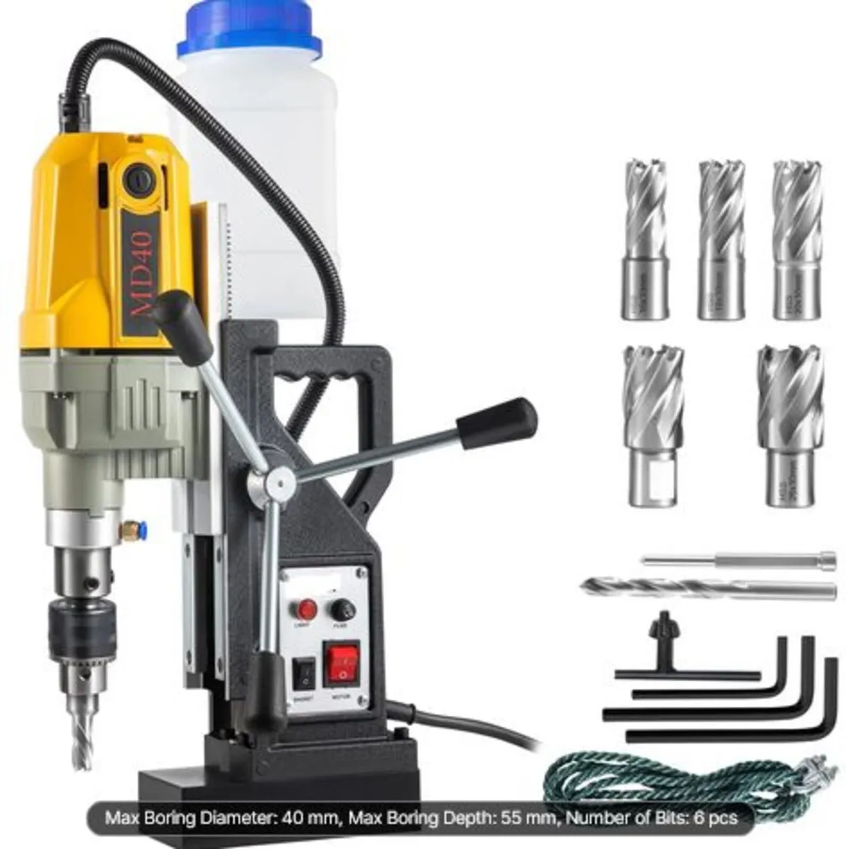 Magnetic Drill, 1100W 4 cm Boring Diameter,2697lbf - Image 1