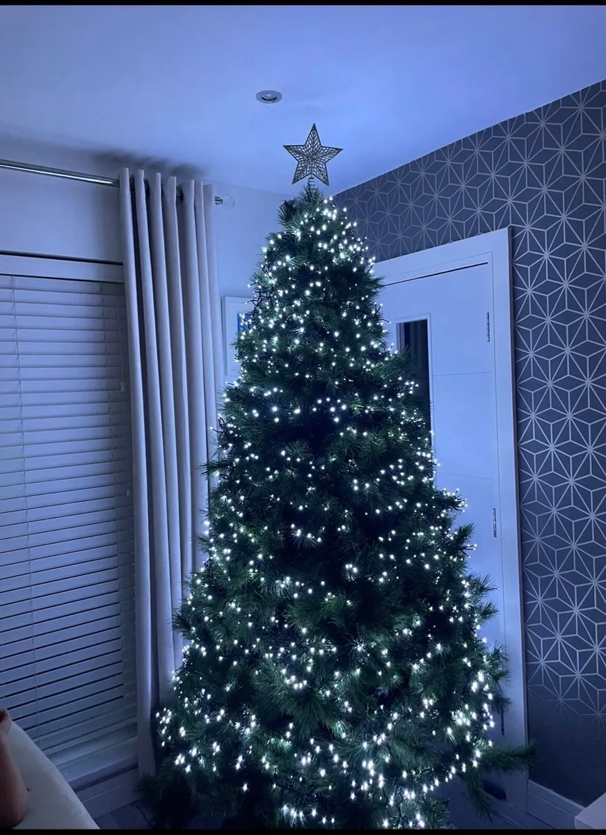 8ft Nebraska Christmas Tree Excellent Condition - Image 1