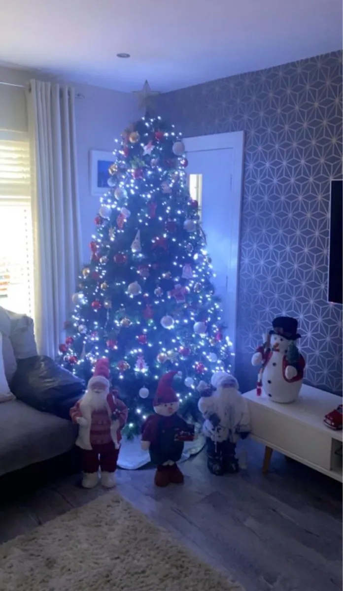 8ft Nebraska Christmas Tree Excellent Condition - Image 3
