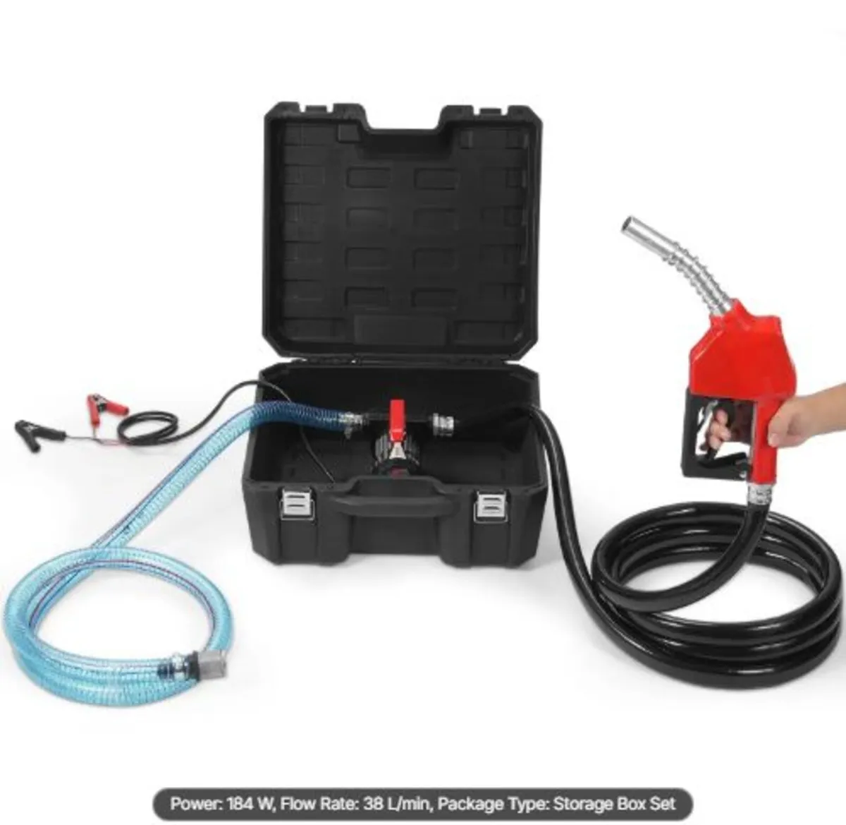 Fuel Transfer Pump, 12V DC 38 L/min(10 GPM) 186W - Image 1