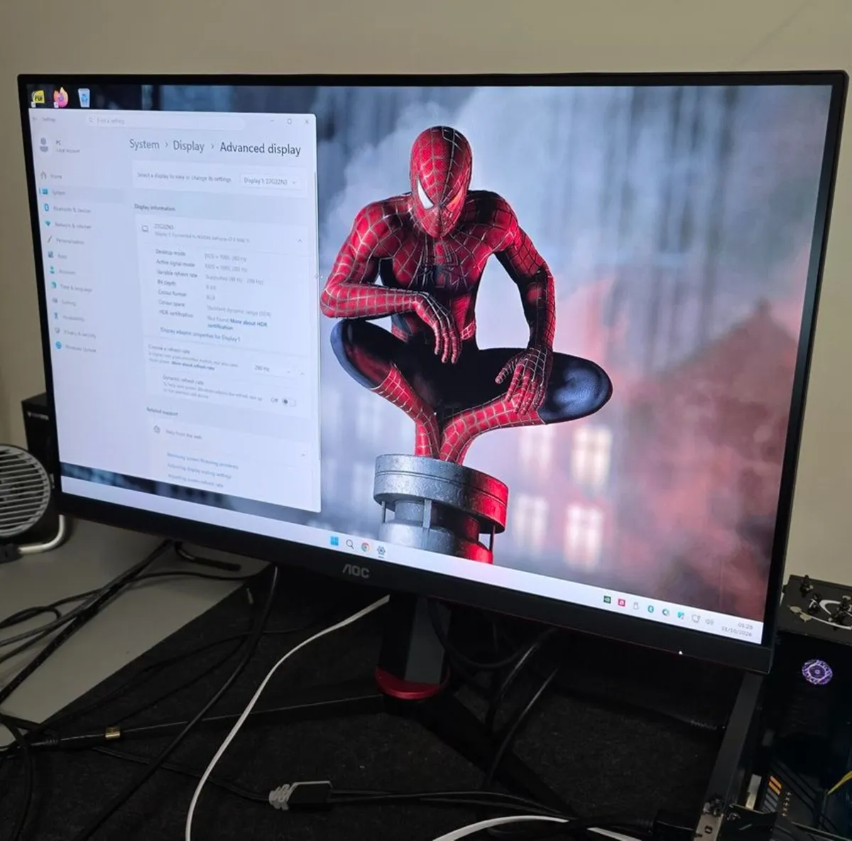 AOC Gaming 27" 280Hz 1080p 0.5ms Monitor - Image 4