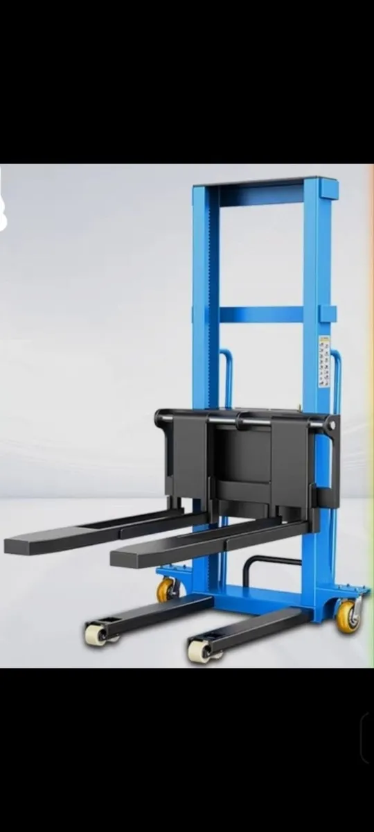 Self-Loading Electric Forklift Stacker 1.8m High. - Image 1