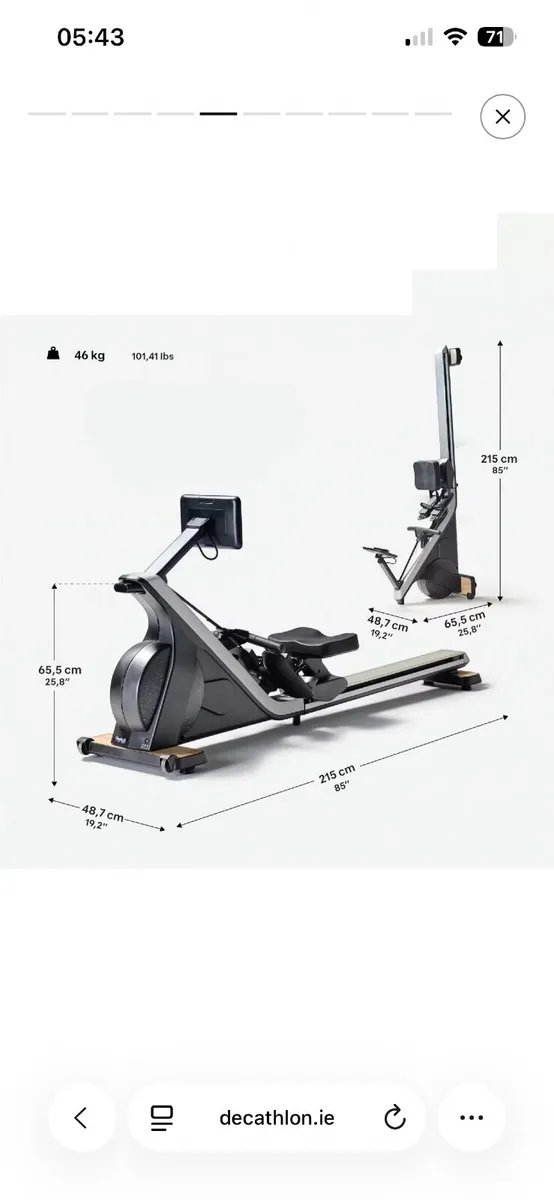 Rowing machine (decathlon) - Image 2