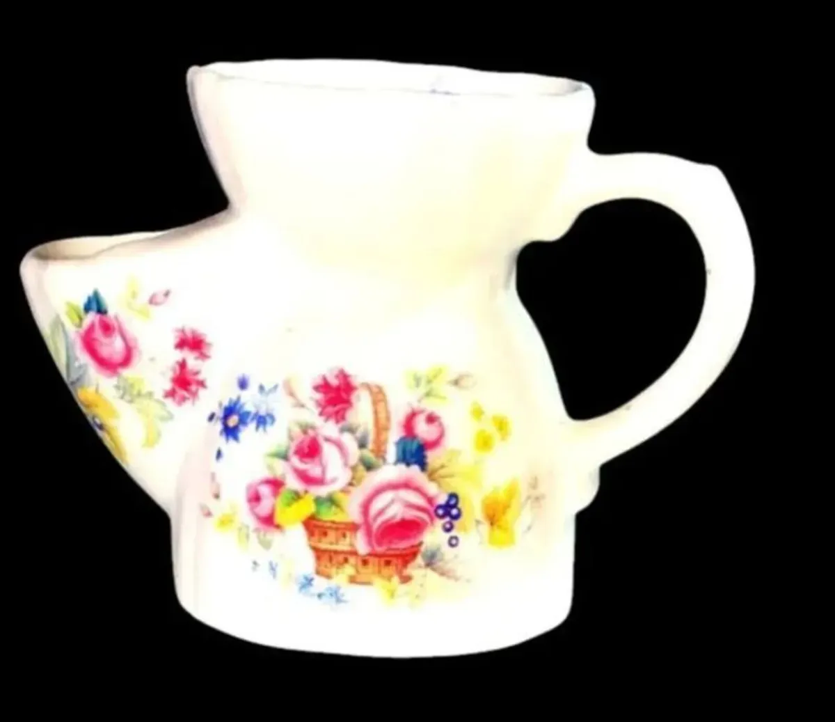 Pristine Vintage Floral Shaving Scuttle Mug - Image 2