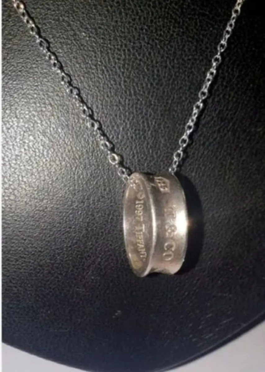 Authentic Vintage Tiffany & Co. 1837 Silver Ring - Image 2