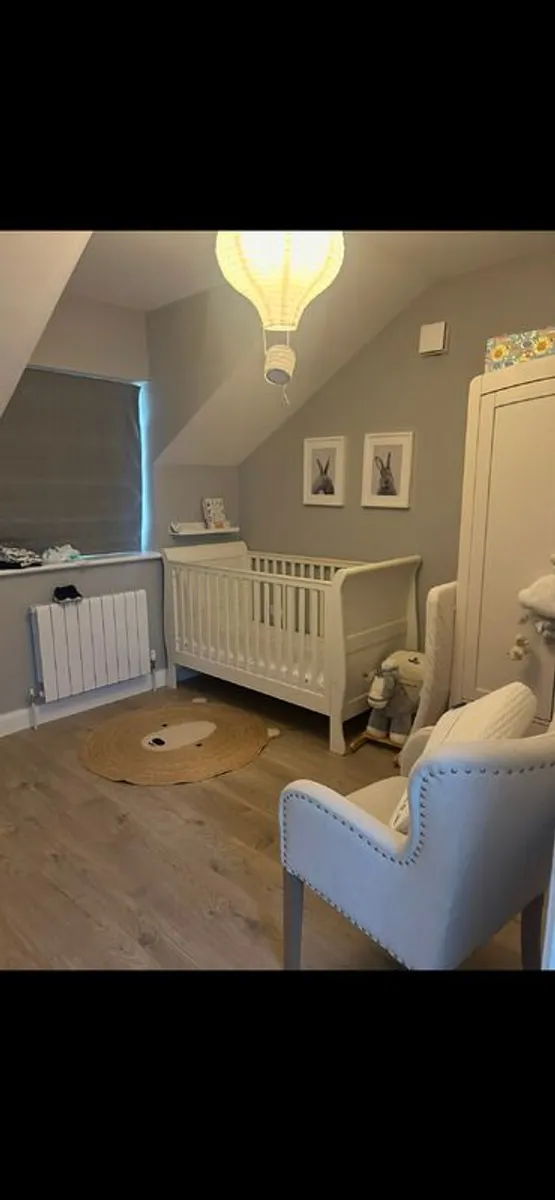 Mamas and Papas Cotbed, Dresser and Wardrobe set - Image 2