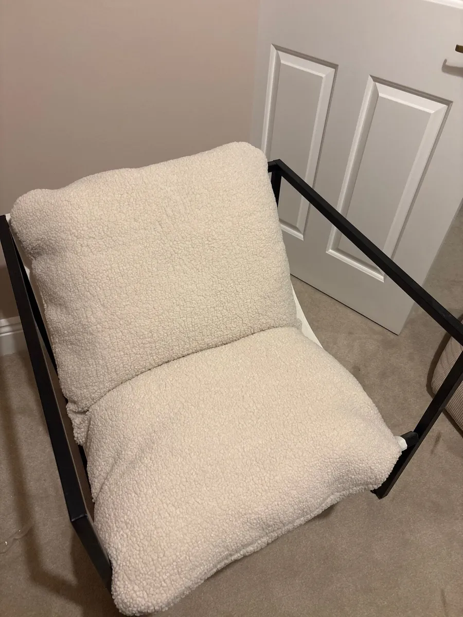 Bouclé Armchair - Image 1