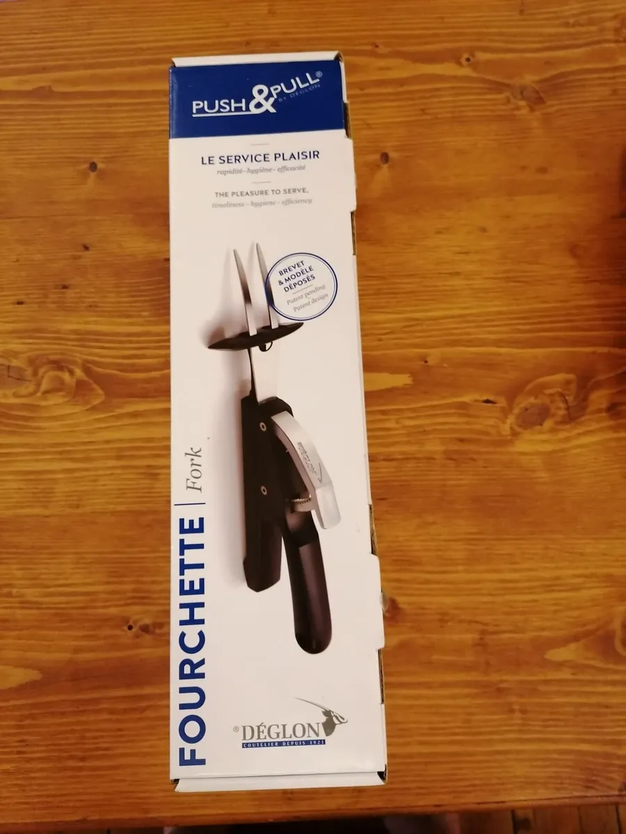 Déglon Push & Pull Professional Serving Fork – Box - Image 1