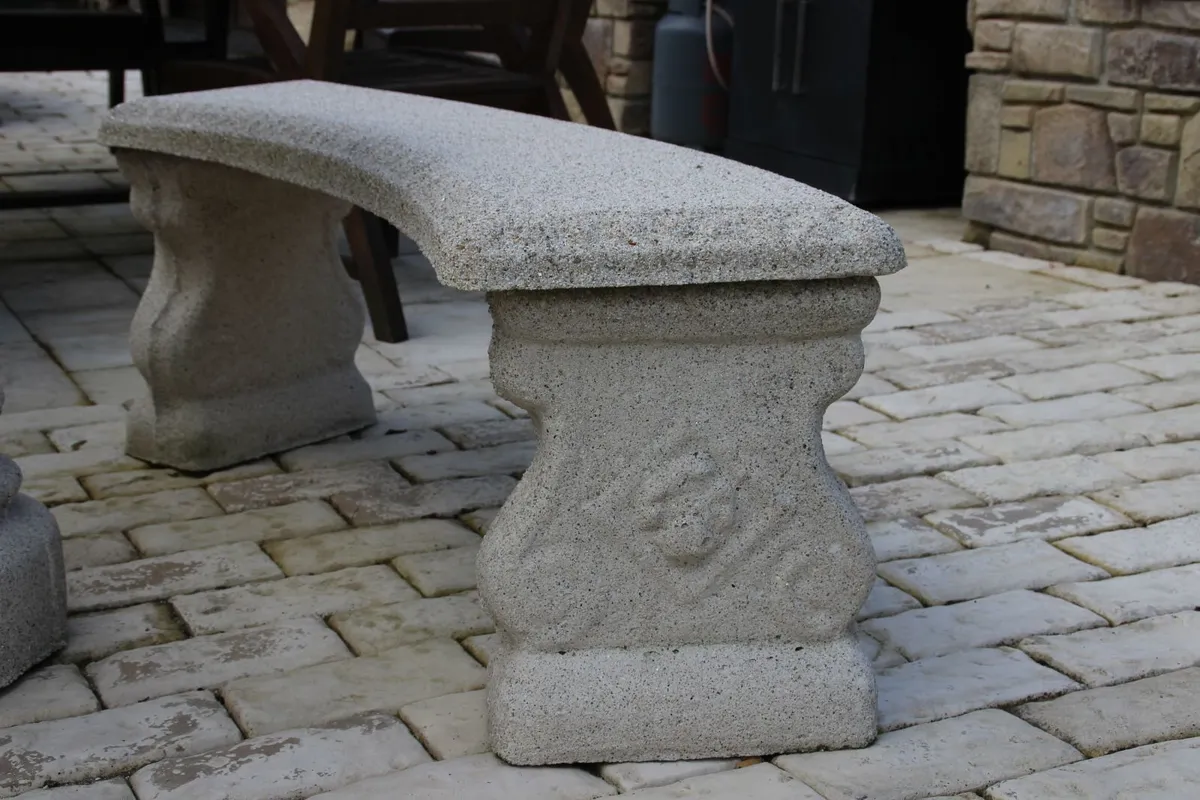 Reconstituted Granite large bench - Image 2