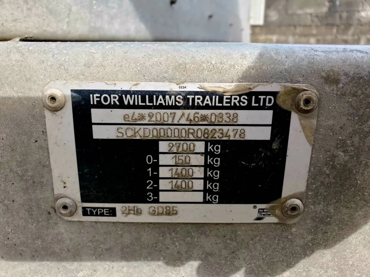 Ifor Williams trailer - Image 4