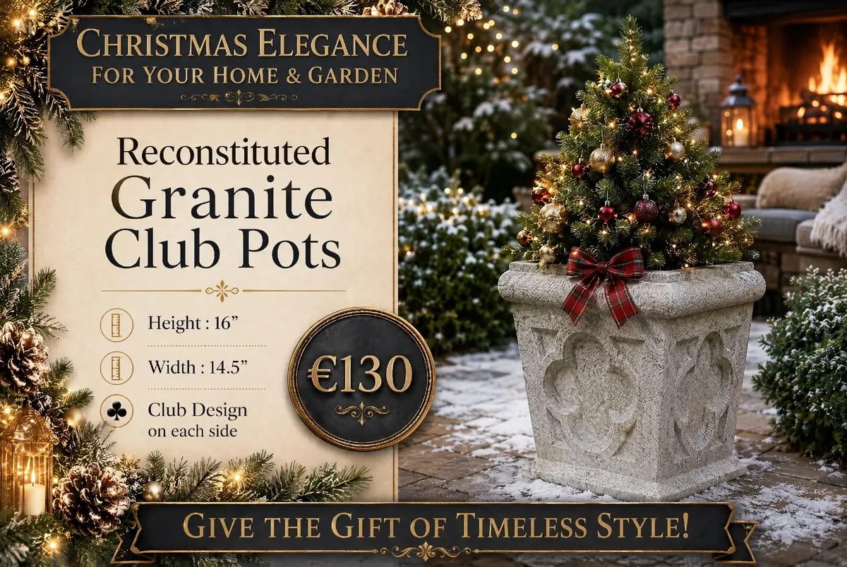 Reconstituted Granite club pot- custom made - Image 1