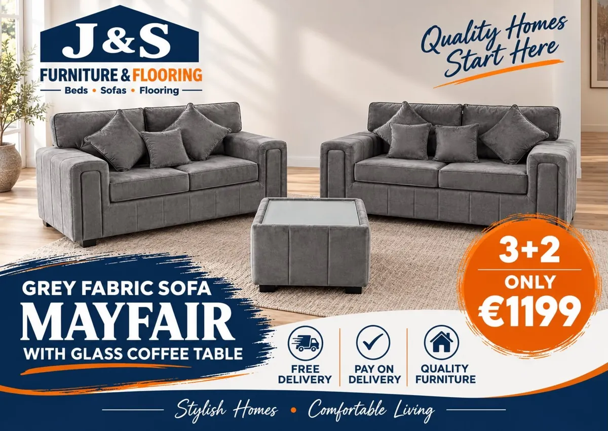 New 3+2 Mayfair Sofas - Image 1