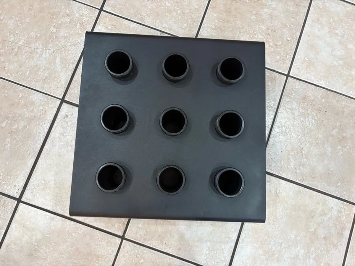 Olympic Barbell Storage Holder, Holds 9 Olympic Barbells, Saves Space! Selling Cheap!!! - Image 3