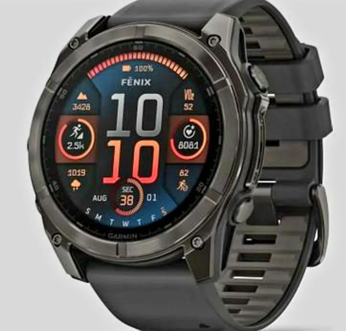Garmin Fenix 8 AMOLED Sapphire  Titanium Black 47mm - Image 1