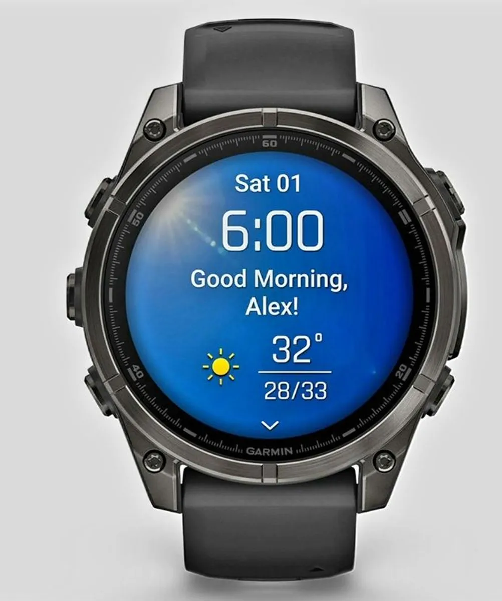 Garmin Fenix 8 AMOLED Sapphire  Titanium Black 47mm - Image 2